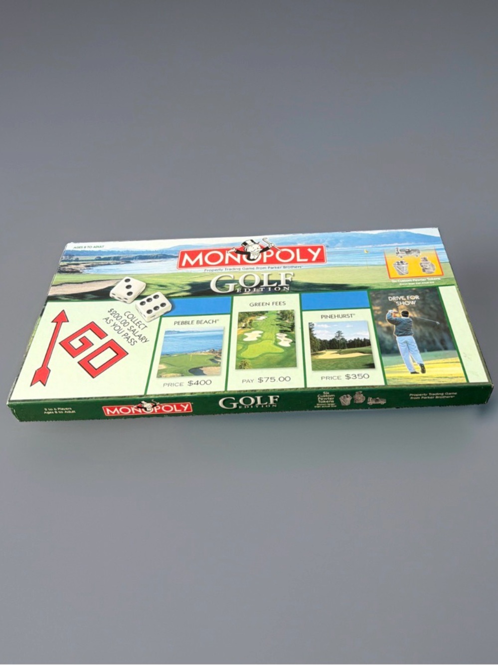 2002 Monopoly Golf Edition Board Game by Hasbro. Complete Set. Excellent Cond.